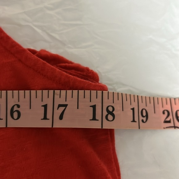 Altar'd State Coral Flutter Sleeve Top -Size Large - Picture 6 of 7